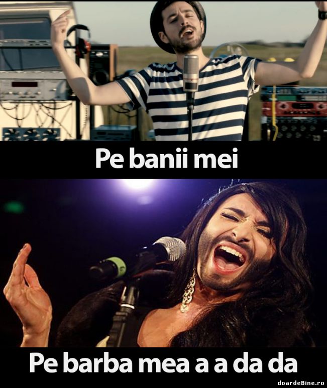 Dacă Moga ar face duet cu Conchita Wurs | poze haioase