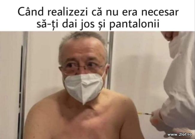 Nu era necesar sa iti dai jos si pantalonii | poze haioase