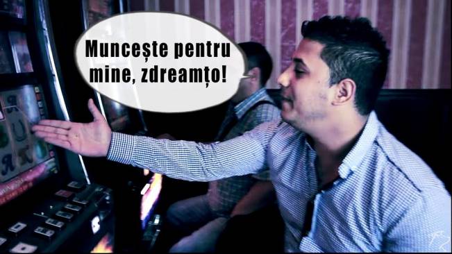 Dorinţa jucătorilor de păcănele | poze haioase