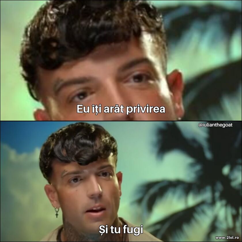 Eu iti arat privirea | poze haioase