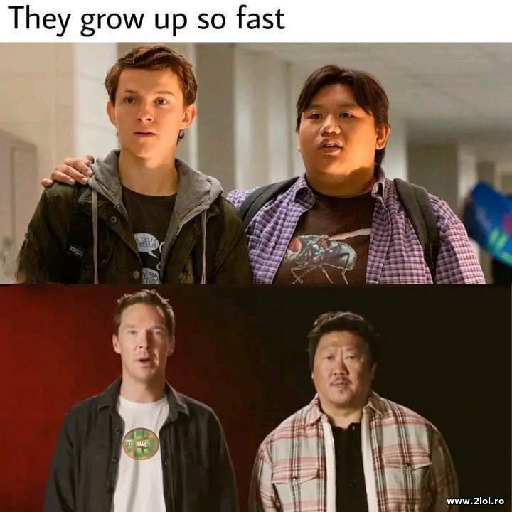 They grow up so fast - Spider-man | poze haioase
