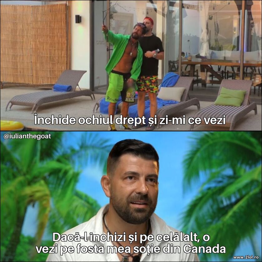 Inchide ochiul | poze haioase