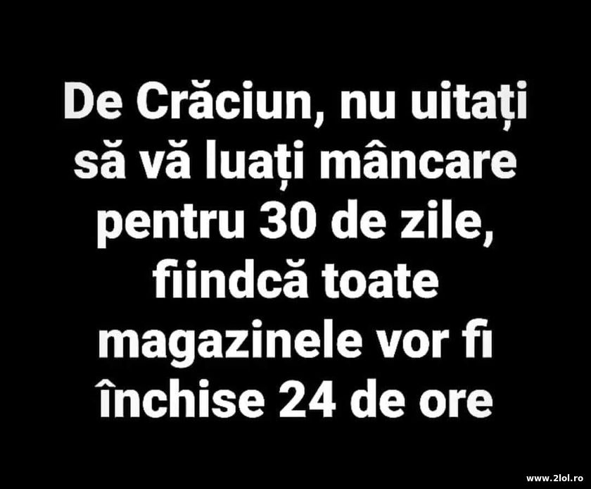 De Craciun nu uitati sa va luati mancare | poze haioase