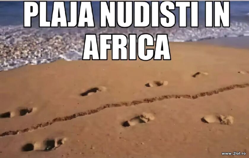 Plaja in Africa | poze haioase