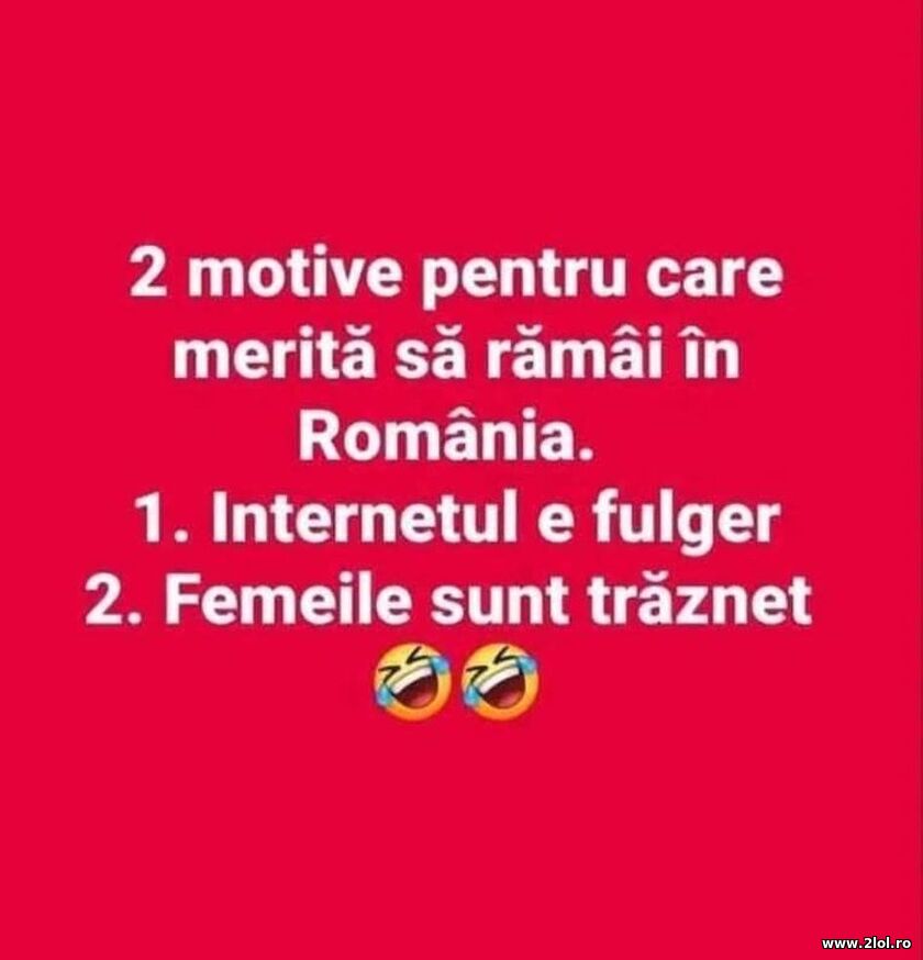 2 motive sa ramai in Romania | poze haioase