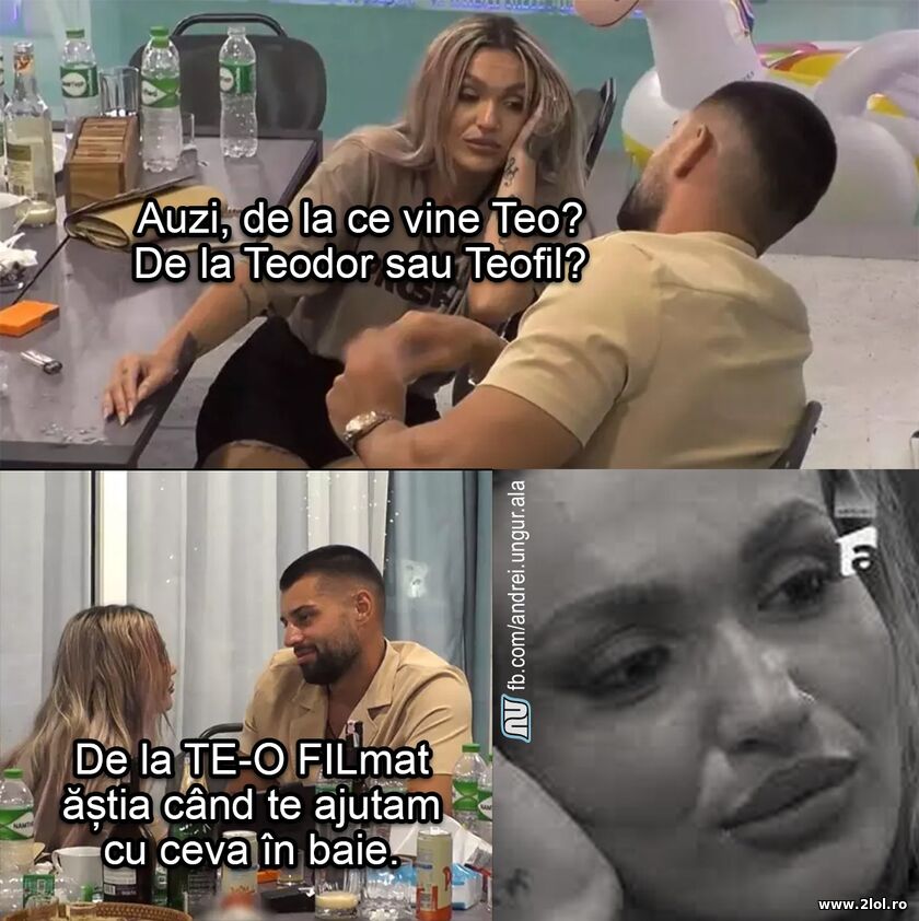 De la ce vine TEO? | poze haioase
