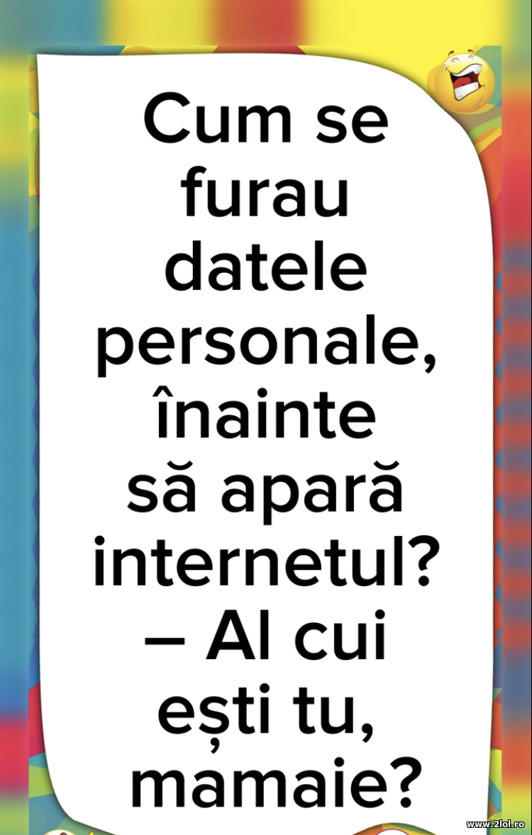 Datele personale | poze haioase