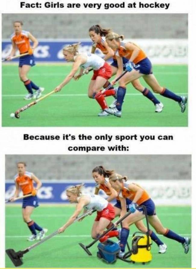 De ce sunt fetele bune la hochei | poze haioase