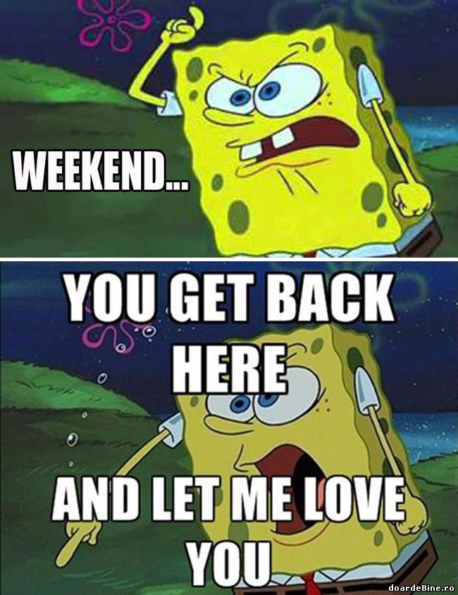 Weekend! Vino înapoi şi lasă-mă să te iubesc! | poze haioase