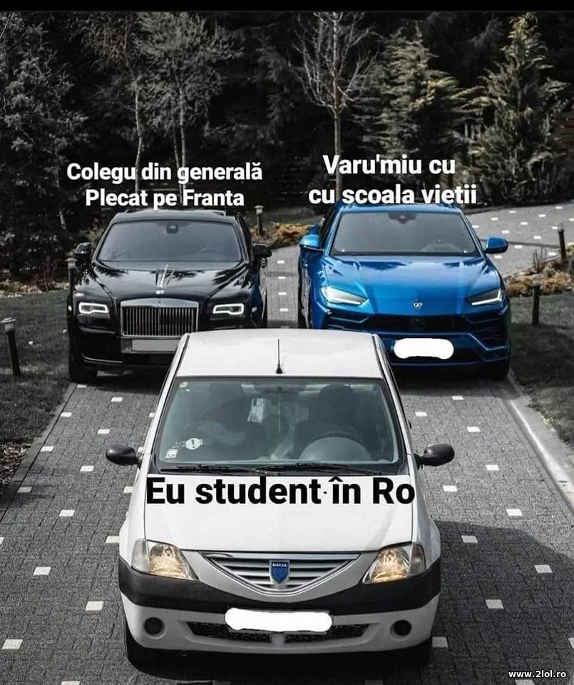 Colegul din denerala plecat in Franta | poze haioase