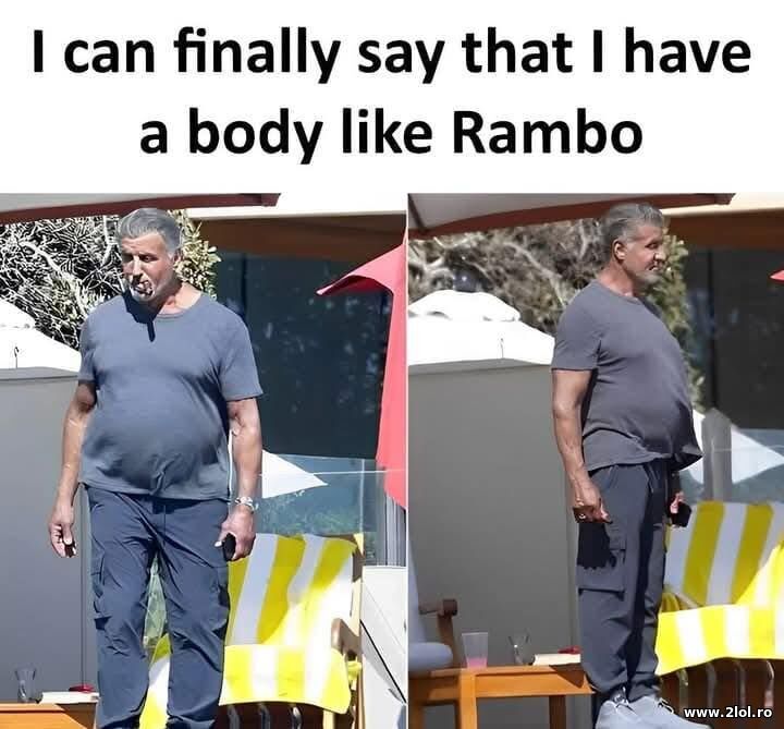 Body like Rambo | poze haioase