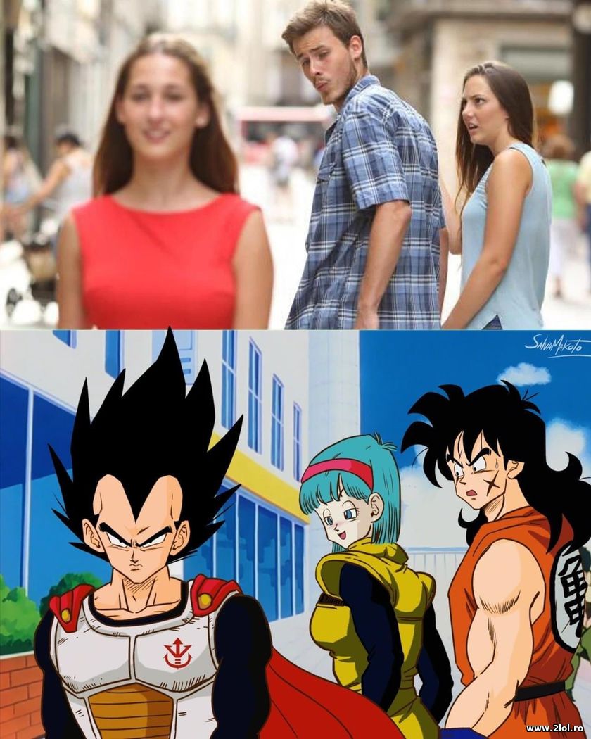 When Bulma saw Vegeta | poze haioase