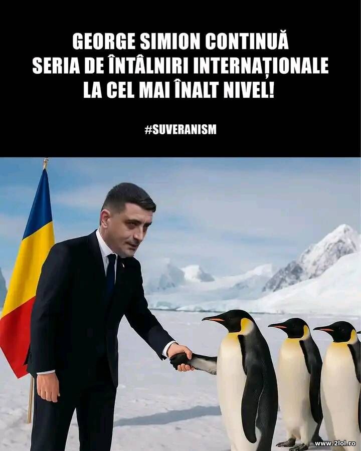 Simion in intalnire internationala | poze haioase