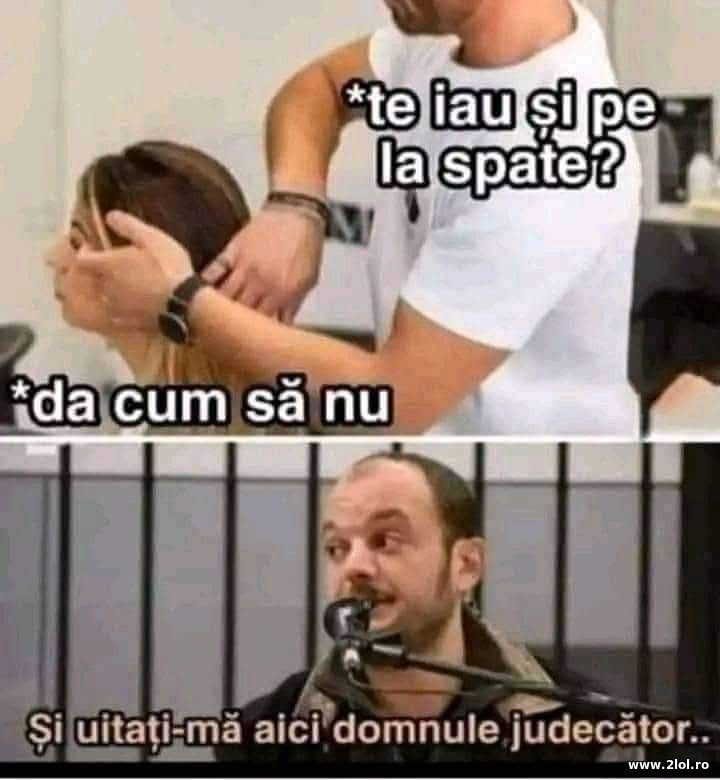 Te iau si pe la spate? | poze haioase