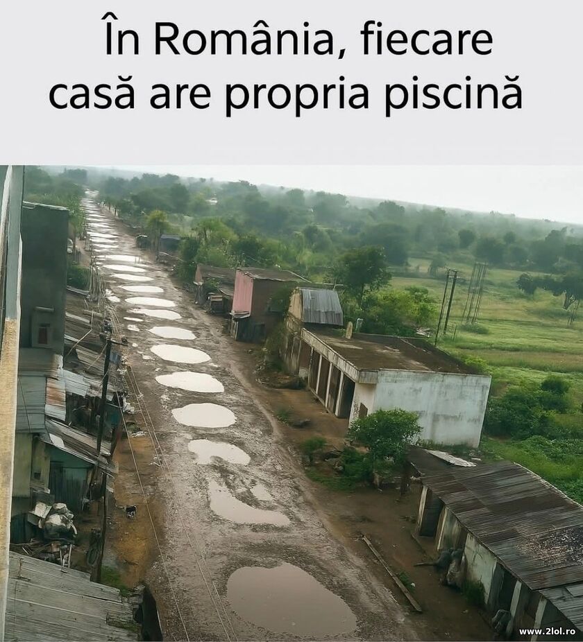 Fiecare casa are piscina | poze haioase