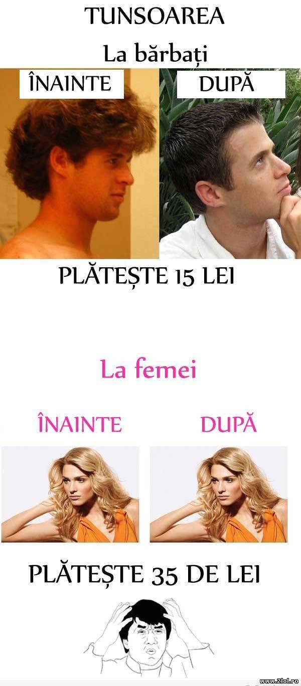 Înainte și după tunsoare, la femei și la bărbați | poze haioase