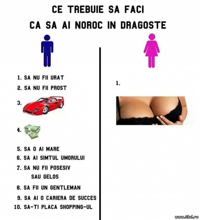 Ce trebuie să faci ca să ai noroc în dragoste | poze haioase