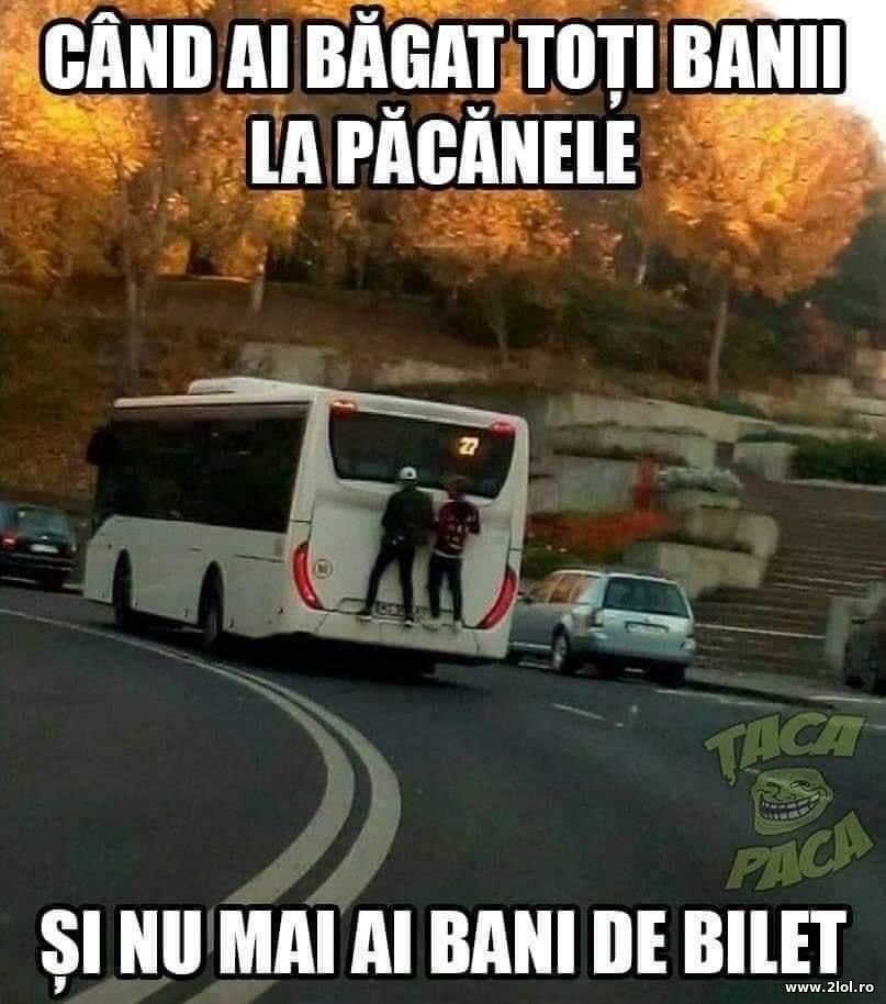 Cand ai bagat toti banii la pacanele | poze haioase