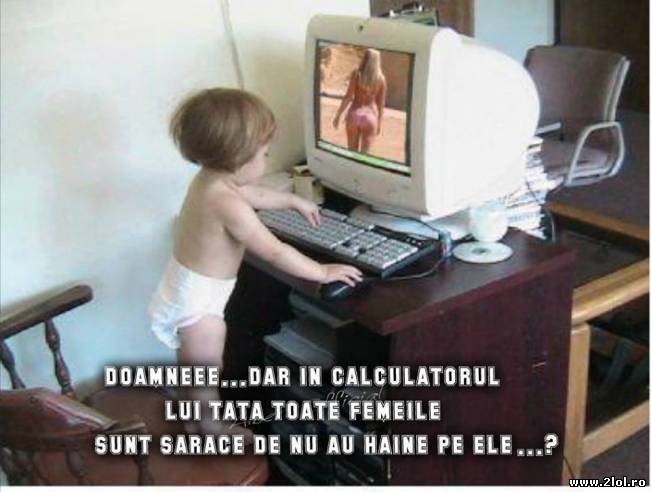 Doamnele din calculatorul lui tata | poze haioase