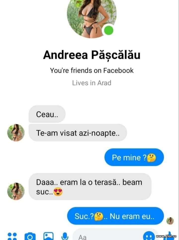 Te-am visat azi-noapte | poze haioase