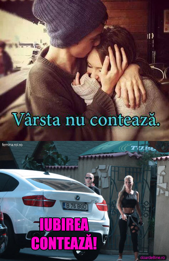 Nu vârsta contează, ci dragostea | poze haioase