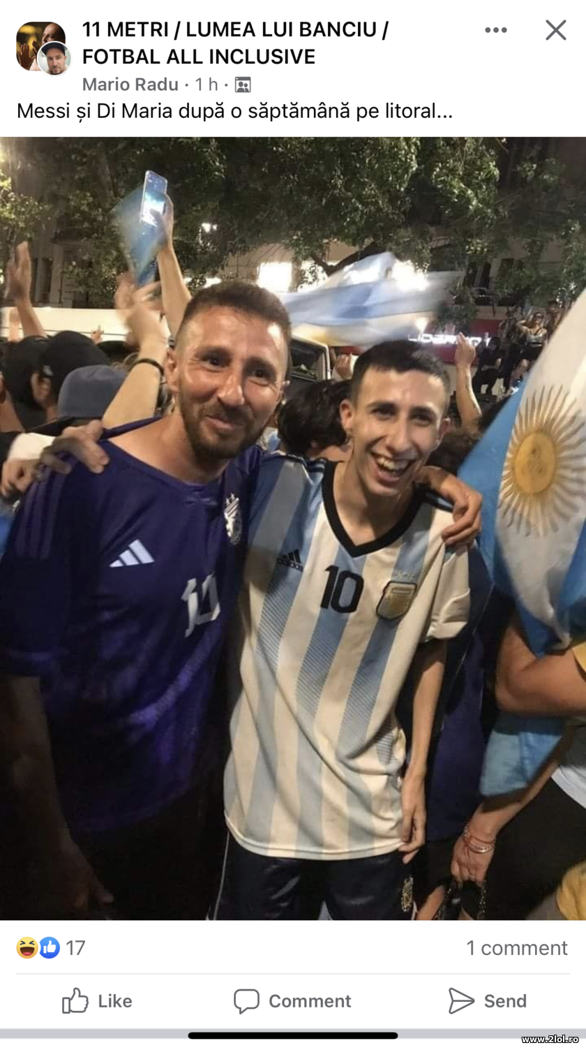 Messi si Di Maria dupa o saptamana pe litoral | poze haioase