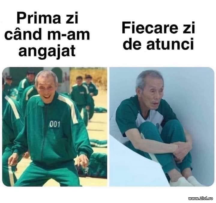 Prima zi cand m-am angajat | poze haioase