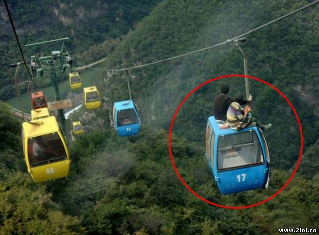 Căratul cu telegondola | poze haioase