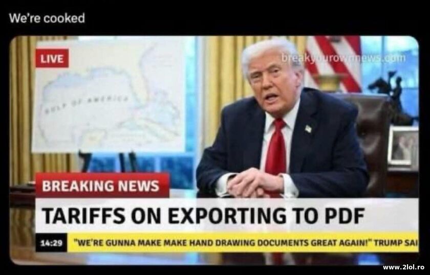 Tarrifs on exporting to PDF | poze haioase