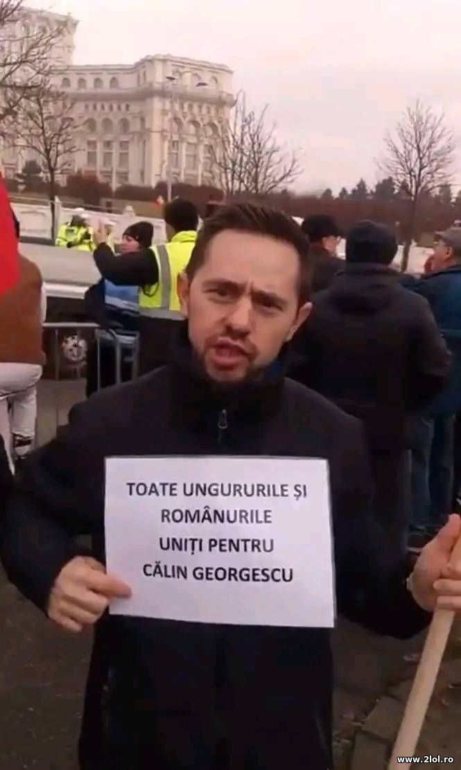 Toate unite pentru Calin Georgescu | poze haioase