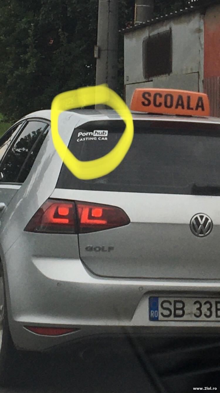 Scoala de soferi in Romania | poze haioase