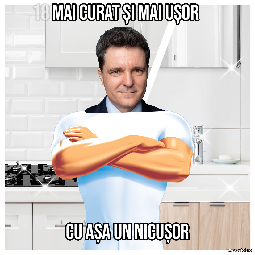 Mai curat si mai usor cu asa un Nicusor | poze haioase