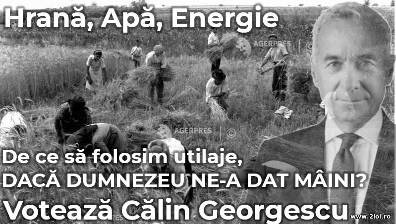 Hrana, apa, energie - Calin Georgescu | poze haioase