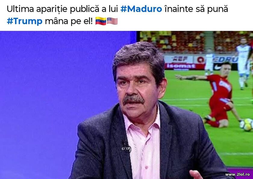 Ultima aparitie a lui Maduro | poze haioase
