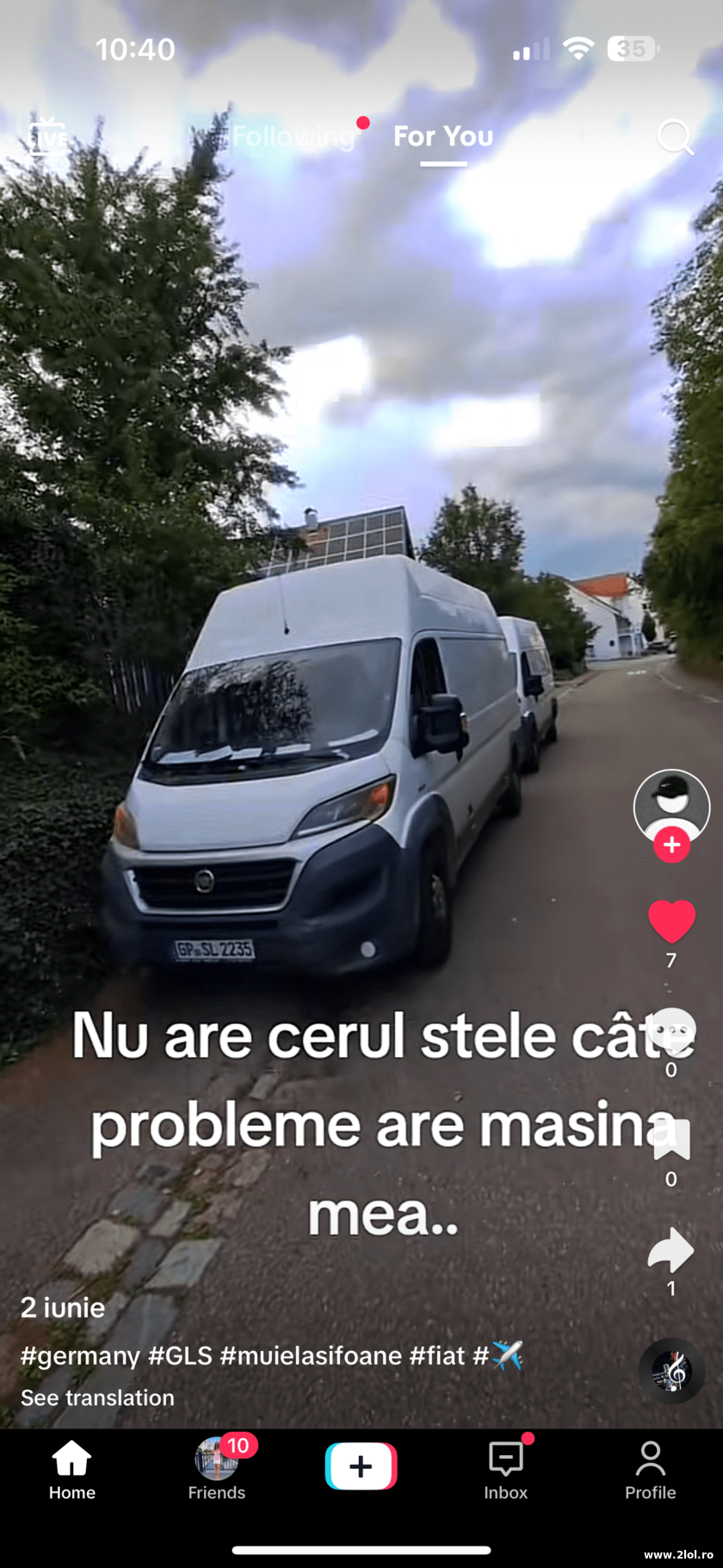 Nu are cerul stele cate probleme are masina mea | poze haioase
