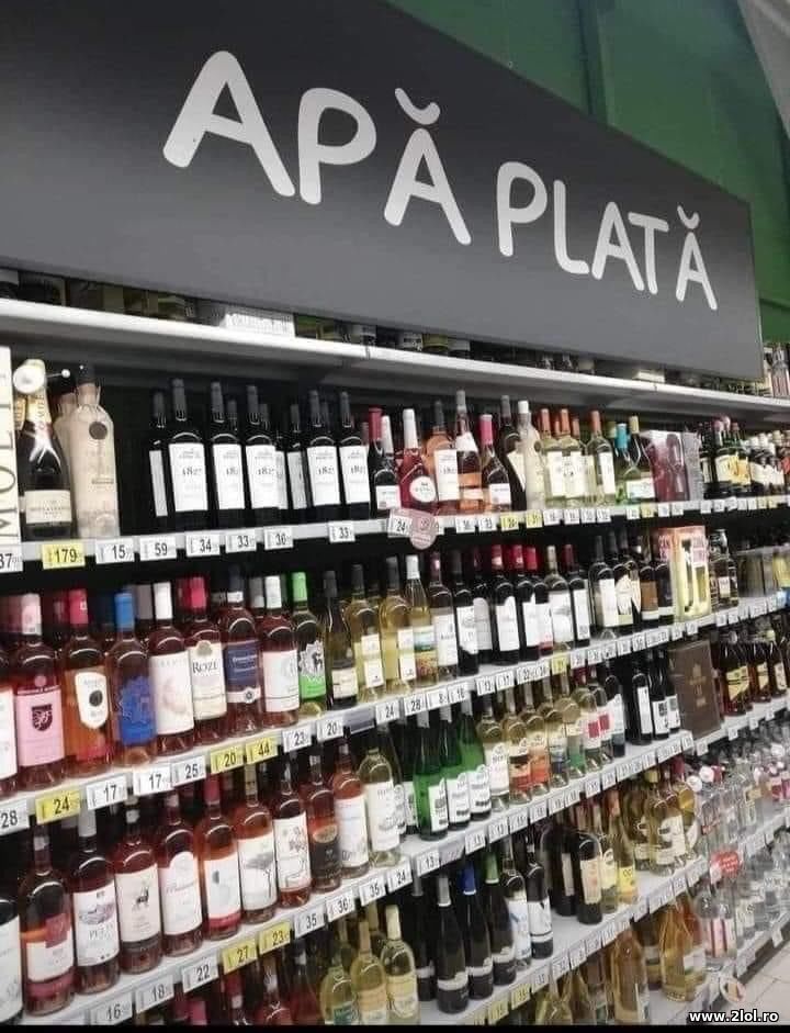 Apa plata | poze haioase