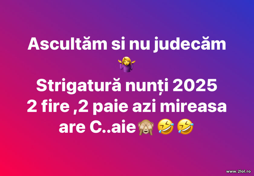 Ascultam is nu judecam | poze haioase