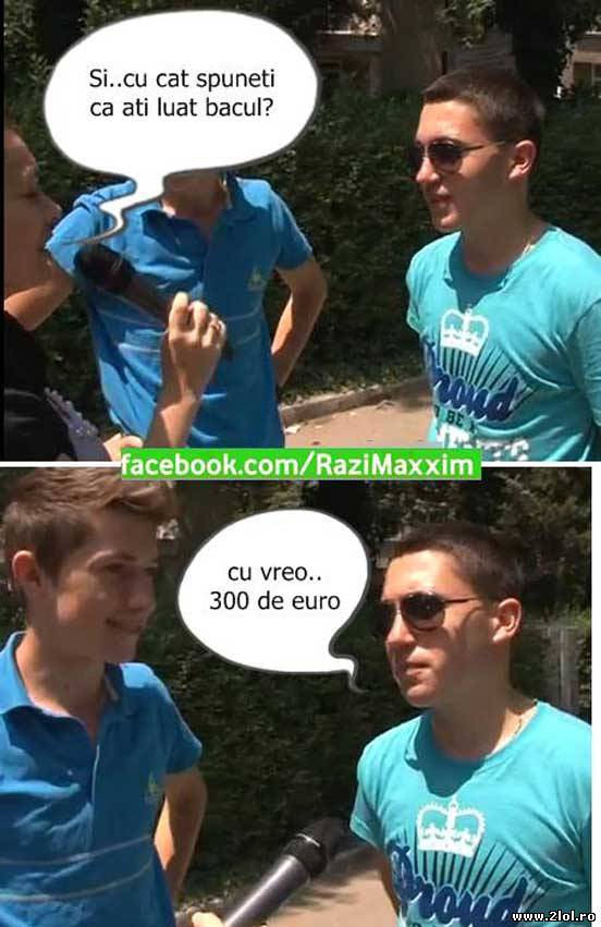 Cu cât spuneți că ați luat bac-ul? | poze haioase