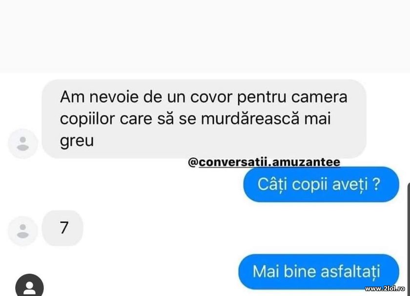 Am nevoie de covor pentru camera copiilor | poze haioase