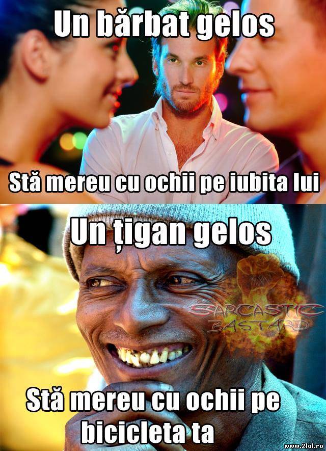 Un țigan gelos | poze haioase