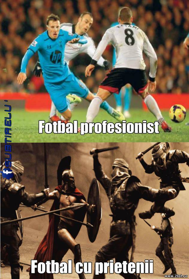 Fotbal cu prietenii | poze haioase