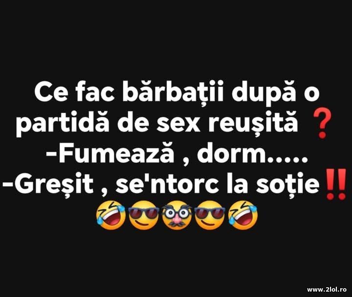 Ce fac barbatii dupa s? | poze haioase
