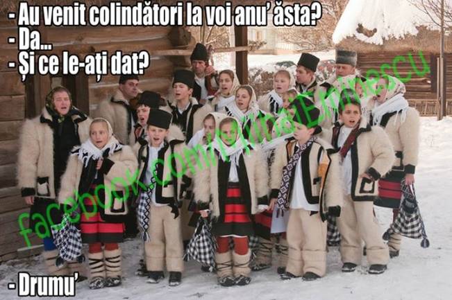 Ce le-ați dat colindătorilor? | poze haioase