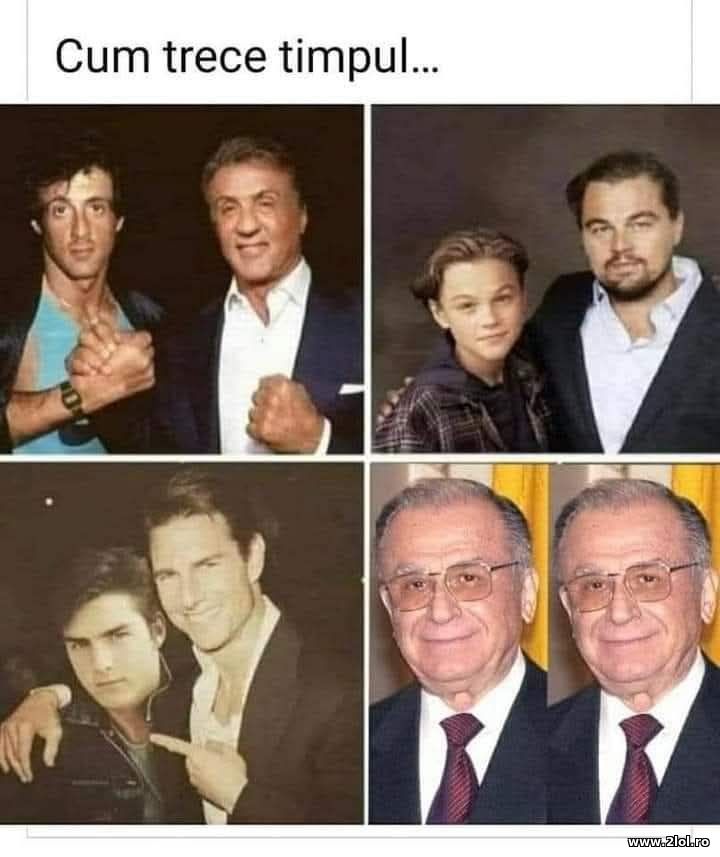 Cum trece timpul. Ion Iliescu | poze haioase