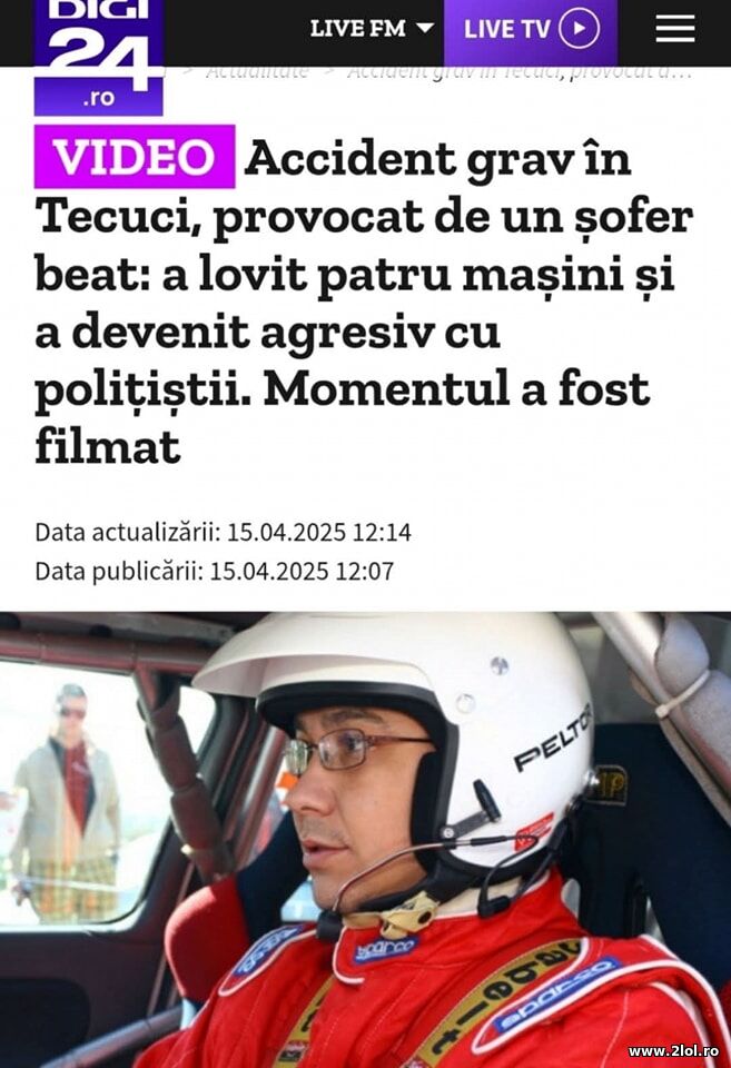 Accident grav in Tecuci | poze haioase