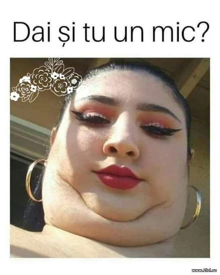 Dai si tu un mic? | poze haioase