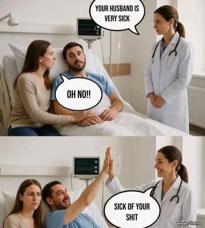 Is sick | poze haioase