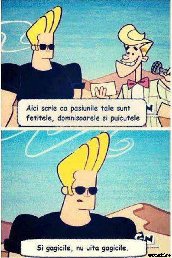 Pasiunile lui Johnny Bravo | poze haioase