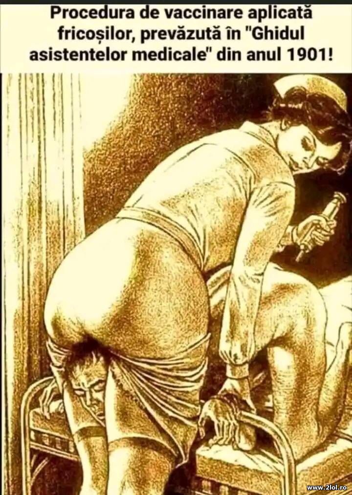 Procedura de vaccinare | poze haioase